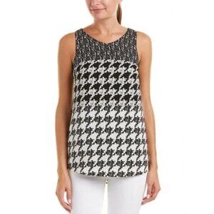 Cabi Broken Check Sleeveless Top 3090